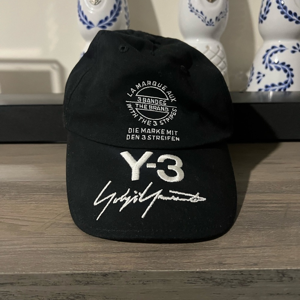 Y-3 Black Signature Cap